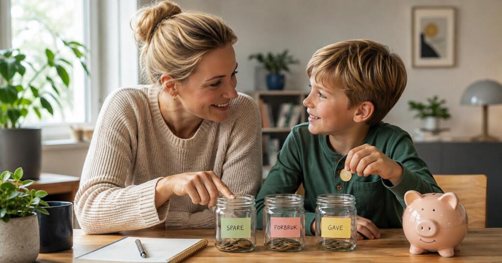 Lær barn om lommepenger – tips og modeller